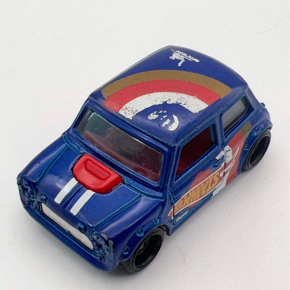 Hot Wheels Morris Mini 127 Racing‎ Blue Diecast Toy Car 2014 Malaysia - Picture 3 of 7